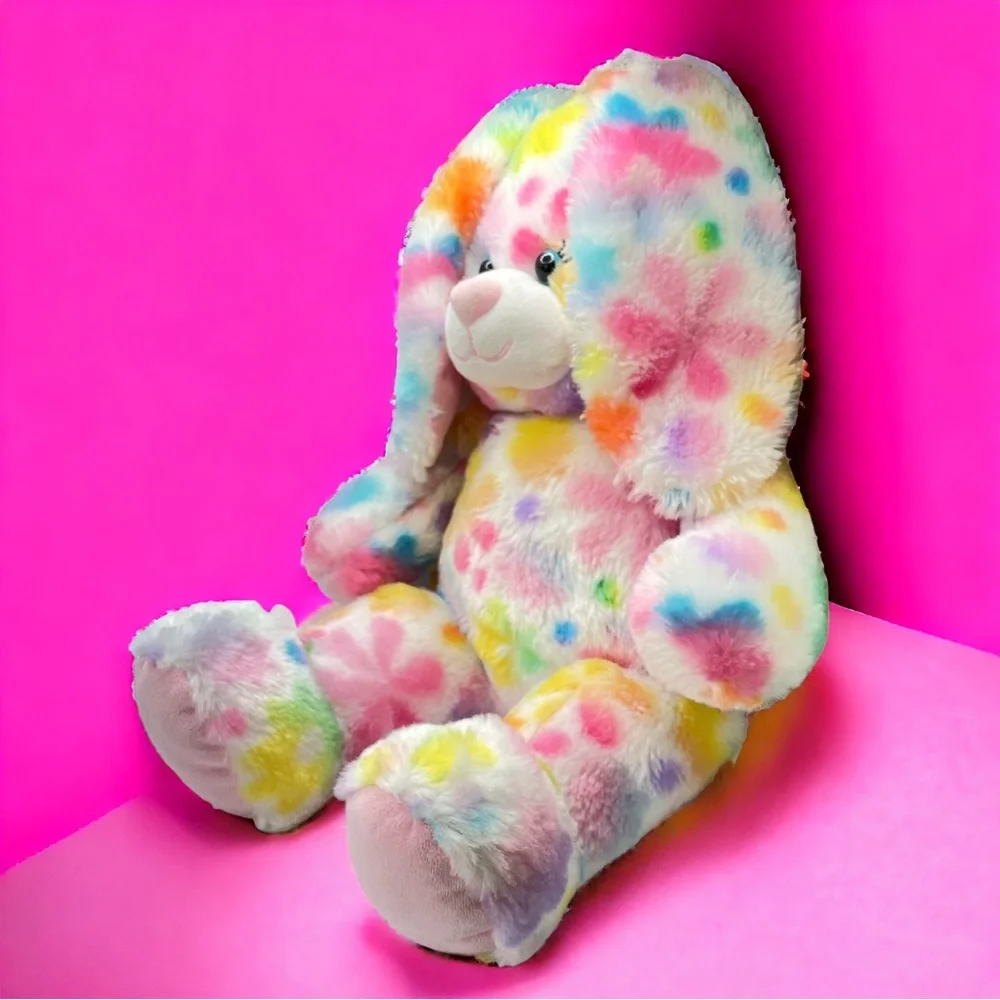 Build A Bear Bunny Pastel Pretty Petals 2013/2014 Easter Rabbit Plush